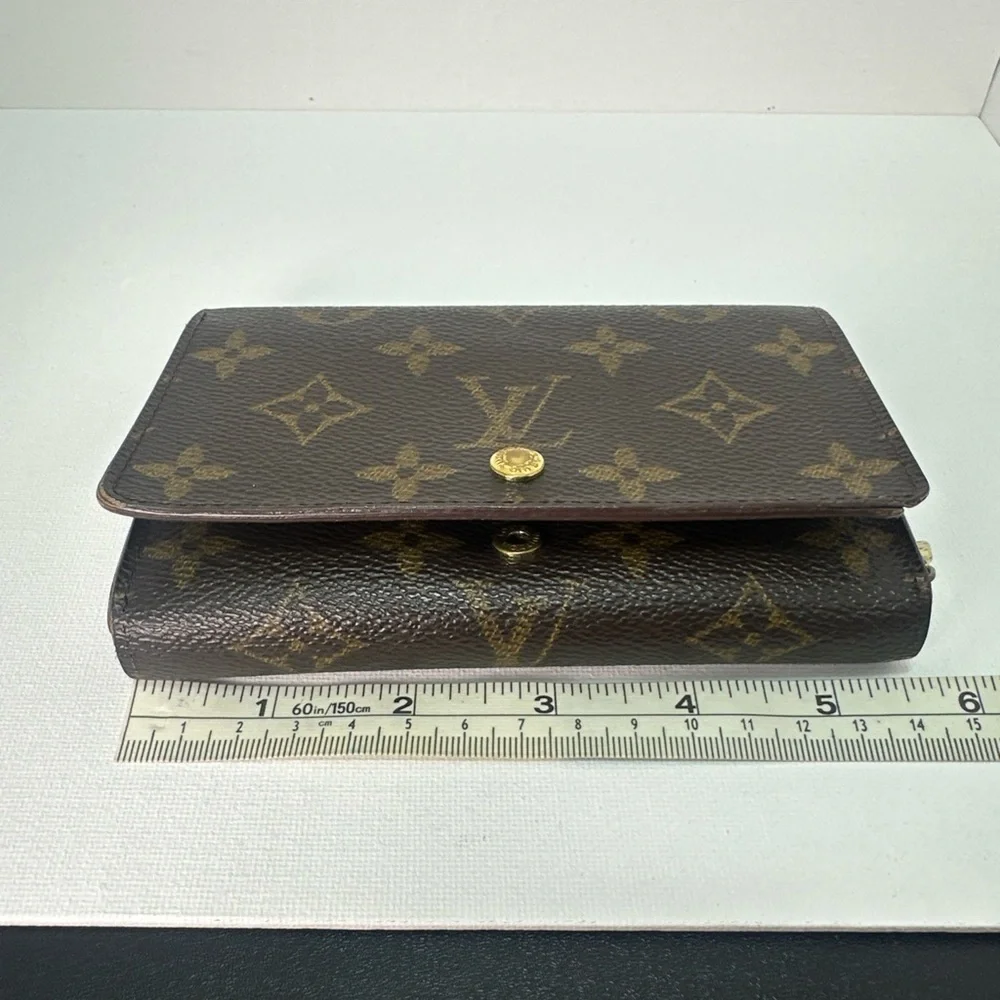 Louis Vuitton Dark Brown Monogram Wallet - Picture 3 of 8